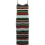 Vans Off The Wall Mouwloze Gestreepte Multicoloured Midi Dress VN0005HW448