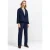 Rich & Royal Boucle Jacket Double Breasted Midnight Blue
