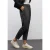 Street One Dames Chino met tapedetails in Zwart