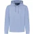 No Excess Sweater Full Zipper Hooded Interlock Blue