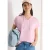 Cecil Dames Blouse met korte mouwen en structuurmix in Roze