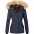 Navahoo Dames Winterjas Laura – Warm, Stijlvol & Met Afneembare Bontkraag