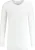 Kultivate T-shirt Lange Mouw Longer Length Ronde Hals Wit  S