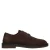 Manfield suède veterschoenen – bruin