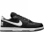 Nike Heren Court Borough Swoosh Leren Trainers (Zwart, Wit)