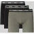 HUGO slim fit trunks van katoenmix in set van 3 model ‘PLANET’