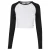 Biologisch dames-T-shirt met lange mouwen Urban Classics Retro Baseball GT