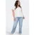 ONLY CARMAKOMA Cartokyo Hw Straight Jeans Dnm Nov high waist straight leg jeans light blue denim