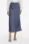 VILA midi rok grijsblauw