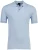Lichtblauw pique poloshirt Boss Black Pallas korte mouwen