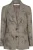 Esqualo Blazer paisley check Bruin dames