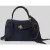 Lauren Ralph Lauren Kleine satchel van kalfsnappaleder met doekdetail model ‘FARRAH’