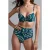 Marlies Dekkers Lotus Blue And Green Push Up Bikini Top