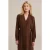 We Fashion Dress Mid Length Brown