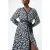 French Connection Kelly Almere Crepe Dress Navy/cream