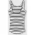 10DAYS Ballet Top Back Scoop Stripes Ecru/black