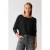 Shoeby top Glitter met vleermuismouwen zwart