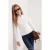 TRENDYOLMİLLA Dames Ecru Effen Lang, Getailleerd Sweatshirts