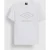 Umbro Heren Stacked Logo T-Shirt (Briljantwit/Oesterzwam)