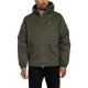 Lyle & Scott Gewatteerde Jas Met Capuchon En Ritssluiting, Groen