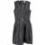Iris & Ink minijurk in zwart leer