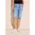 Street One Dames Casual fit jeansshort in Blauw