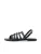 Bianco Sandalen met riem ‘NIKITA’  zwart