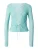 Résumé Blouse ‘Selma’  aqua / wit