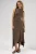 Asymmetrische Midi Sandy Jurk