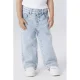NAME IT MINI wide leg jeans met hartjes light blue denim