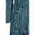 Miss Etam Plus midi jurk met print – blauw
