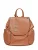 Luisa Vannini Brown Rundleer Tas