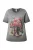 Ulla Popken Shirt  grijs / gemengde kleuren / zwart gemêleerd