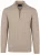 Steppin’ Out Lau Pull Merino Half Zip Cable Beige