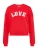 Tamaris Sweatshirt  rood / wit