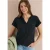 Shirt met gespleten hals in tuniekstijl