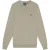 Lyle & Scott salie uniform bruine pull-over trui met ronde hals