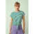 Aria Chopito Stripe Knot shirt in ultra groen