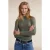 River Woods Basic Roll Neck T-shirt Khaki