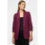 Pieces Blazer Pcbosella 3/4 Blazer Noos 17090996 Grape Wine Dames