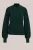 WE Fashion – Dames gebreide trui met structuur – Regular fit – Groenblauw – Biologisch katoen –