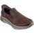 Skechers Go Walk Arch Fit 2.0 Quest Textiel Heren Bruine Sneakers