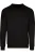 TRIGEMA Sweatshirt ronde halszwart, Effen