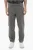 Regular Fit Slim Fit Broek met Riemlussen in Grijs