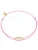 Glanzstücke München Armband  goudgeel / pink