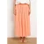 LOLALIZA midirok met plissé – oranje