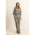 Expresso high waist broek zwart gebreid