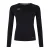 Canterbury Dames/Dames Super Light T-shirt met lange mouwen (Zwart/Gunmetaalgrijs)