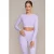 Gold’s Gym Helen – Women’s Cropped Longsleeve Top Lavender