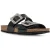 Geox D BRIONIA R Leren Dames Zwarte Sandalen